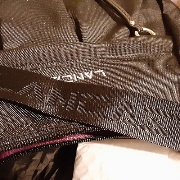 Lancaster Paris 90s canvas shoulder bag - Picture 4 of 4